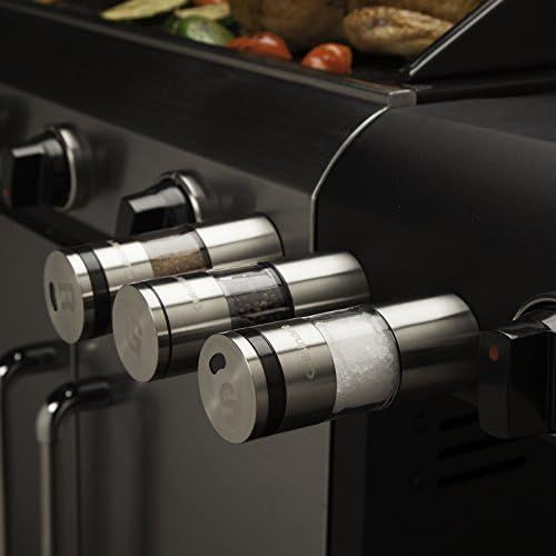  Cuisinart CSS-33 Magnetic Grilling Spice Set, Silver