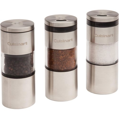  Cuisinart CSS-33 Magnetic Grilling Spice Set, Silver