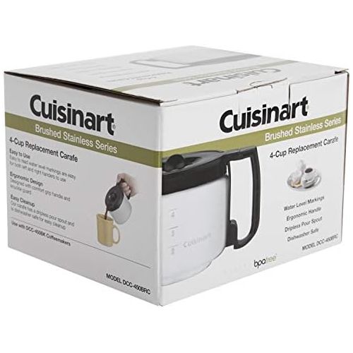  Cuisinart 4-Cup Replacement Carafe, Black