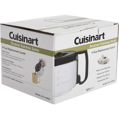  Cuisinart 4-Cup Replacement Carafe, Black