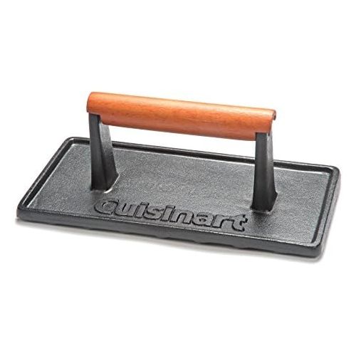  Cuisinart CGPR-221, Cast Iron Grill Press (Wood Handle)