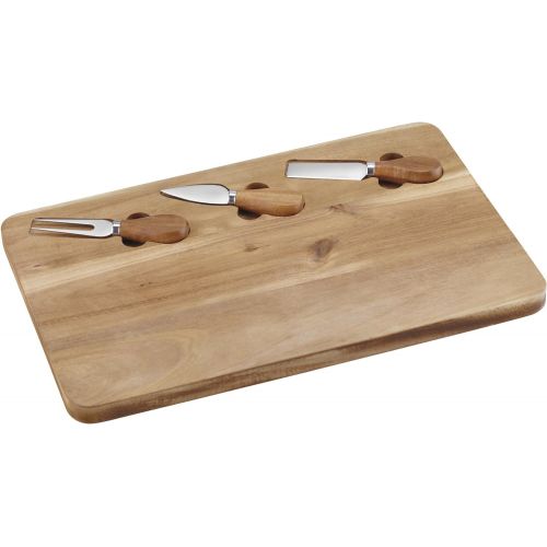  Cuisinart Acacia Wood Cheeseboard Cheese Board, Brown