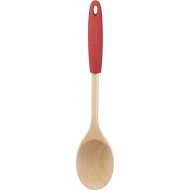 Cuisinart Silicone Beachwood Solid Spoon, Red