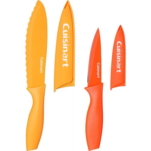  Cuisinart C55CNS-4PUT Advantage Color Collection 4-Piece Non-Stick Cutlery Set, Multicolor