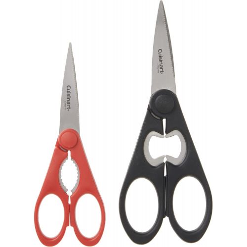  Cuisinart C77-2PSHR8B7R Classic Shears 2-Piece Set, 8 Black and 7 Red