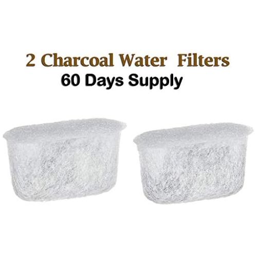  Filters For Cuisinart Coffee Maker - GTF Gold Tone Filter & 2 Charcoal Water Filters