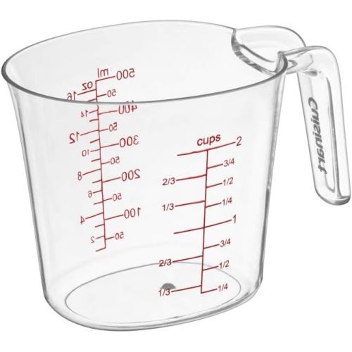  Cuisinart 3-Piece Nesting Liquid Set Measuring Cups, Set of 3, Clear