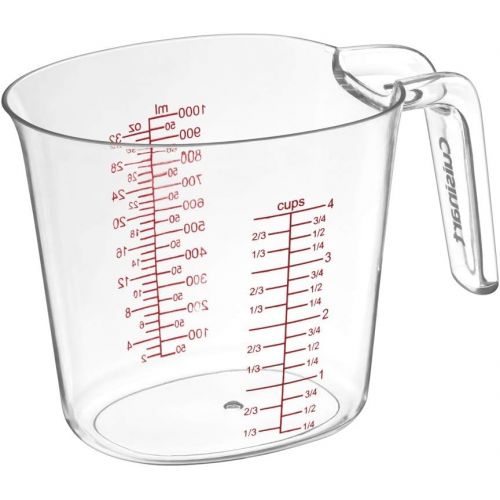  Cuisinart 3-Piece Nesting Liquid Set Measuring Cups, Set of 3, Clear