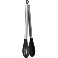 Cuisinart Scoop & Strain Tongs, One Size, Silver
