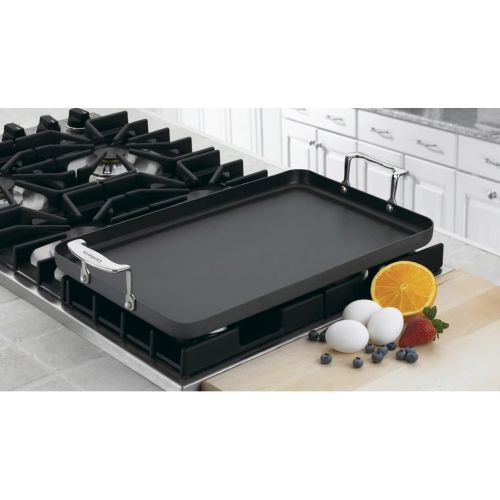  Cuisinart Chefs Classic Nonstick Hard-Anodized 13-Inch by 20-Inch Double Burner Griddle - Charcoal