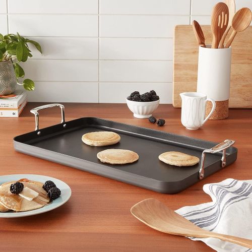  Cuisinart Chefs Classic Nonstick Hard-Anodized 13-Inch by 20-Inch Double Burner Griddle - Charcoal