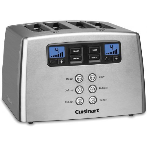  Cuisinart Toaster - 4-slice - Brushed - Leverless