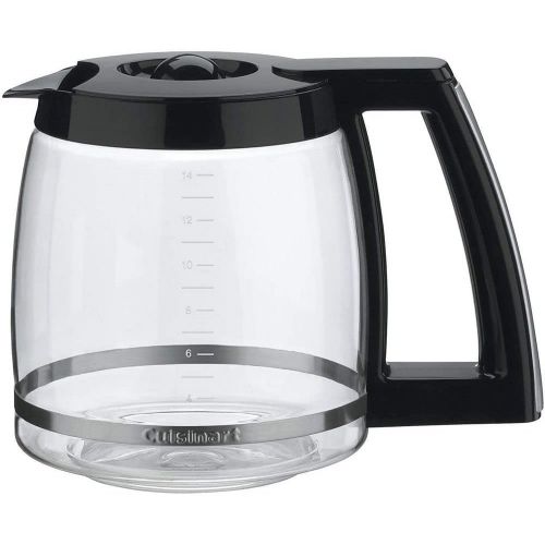  Cuisinart Replacement DCC-2200PRC Glass Carafe 14-Cup Coffee Maker Pot, Black