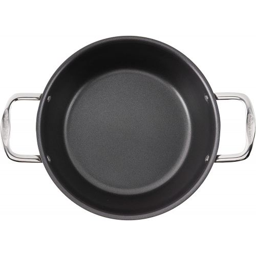  Cuisinart 650-26CP Chefs Classic Nonstick Hard-Anodized 5-Quart Chili Pot with Cover,Black