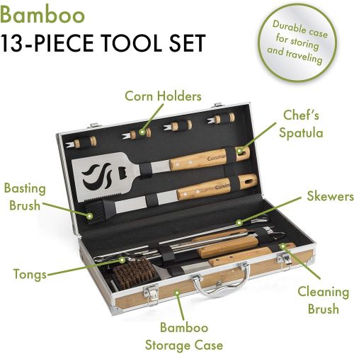  Cuisinart CGS-7014, Bamboo Tool Set, 13-Piece