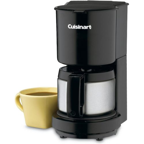  Cuisinart DCC-450BK 4-Cup Coffeemaker with Stainless-Steel Carafe, Black