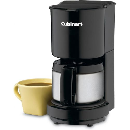  Cuisinart DCC-450BK 4-Cup Coffeemaker with Stainless-Steel Carafe, Black