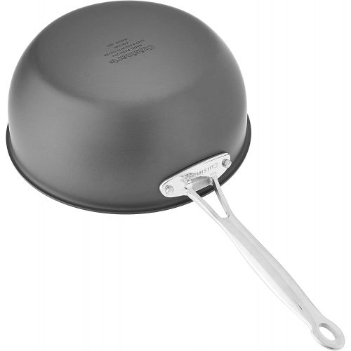  Cuisinart Chefs Classic Nonstick Hard-Anodized 4-Quart Chefs Pan with Helper Handle and Glass Cover