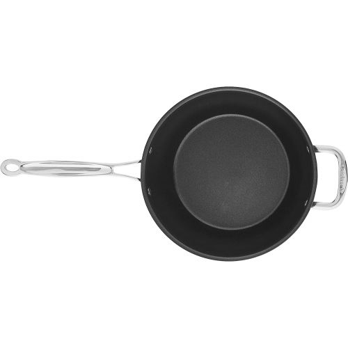  Cuisinart Chefs Classic Nonstick Hard-Anodized 4-Quart Chefs Pan with Helper Handle and Glass Cover
