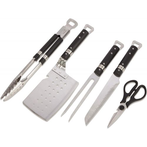  Cuisinart CGS-315 Chefs Classic, 5-Piece Grill Tool Set, Stainless Steel