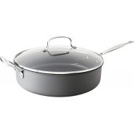 Cuisinart 633-30H Chefs Classic Nonstick Hard-Anodized 5-1/2-Quart Saute Pan with Helper Handle and Lid