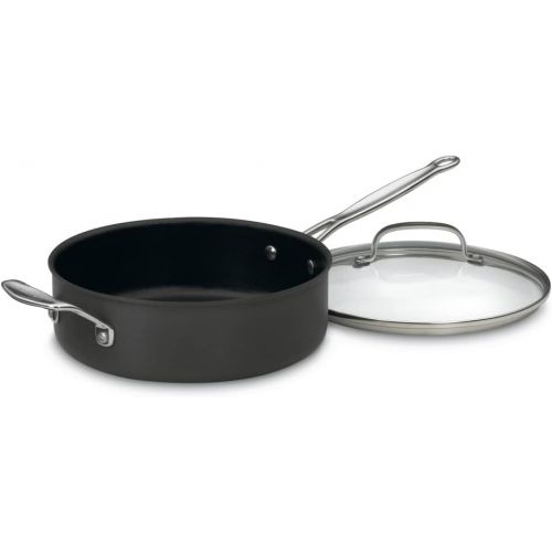  Cuisinart 633-30H Chefs Classic Nonstick Hard-Anodized 5-1/2-Quart Saute Pan with Helper Handle and Lid