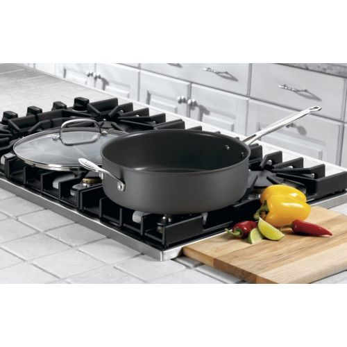  Cuisinart 633-30H Chefs Classic Nonstick Hard-Anodized 5-1/2-Quart Saute Pan with Helper Handle and Lid