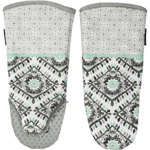  Cuisinart 4-Piece Oven Mitt and Mini Silicone Mitt Set (Grey)