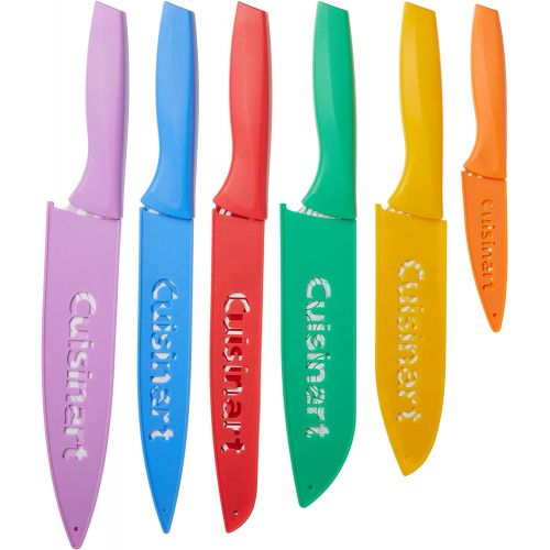  Cuisinart C55-12PR2 Advantage Color Collection 12-Piece Printed Color Cutlery Set, Multicolor