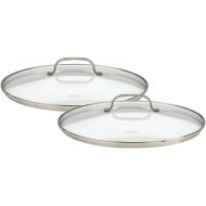 Cuisinart 71-2228CG Chefs Classic Stainless 2-Piece Glass Lid Set,9 & 11 Glass covers