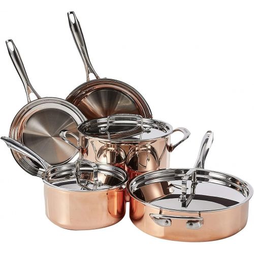  Cuisinart Copper Collection Cookware Set, Medium