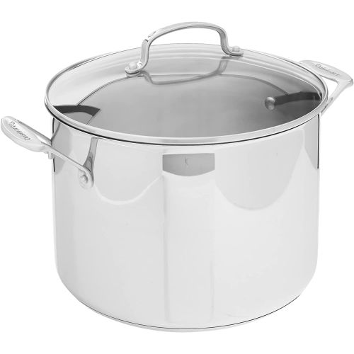  Cuisinart 76610-26G Chefs Classic 10-Quart Stockpot with Glass Cover,Brushed Stainless