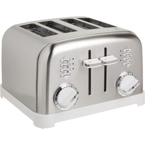  Cuisinart CPT-180WP1 Metal Classic 4-Slice toaster, White