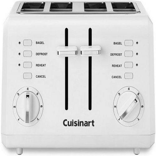  Cuisinart CPT-140 Electronic Cool Touch 4-Slice Toaster, White