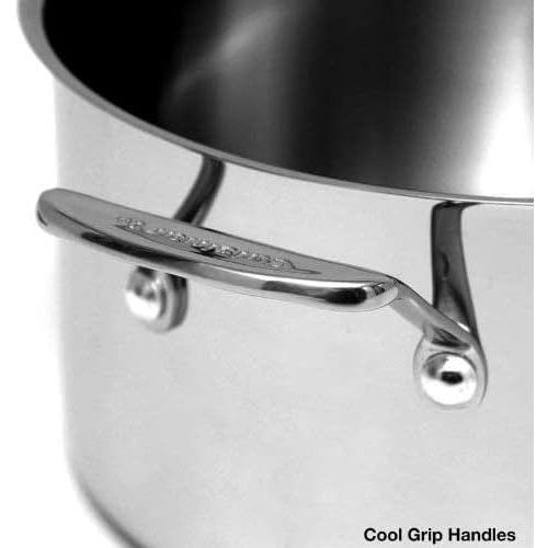  Cuisinart 744-24 Chefs Classic Stainless Stockpot with Cover, 6-Quart,Silver