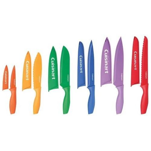  Cuisinart Advantage 12-PC Ceramic-Coated Knife Set