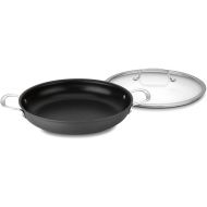 Cuisinart Contour Hard Anodized 12-Inch Everyday Pan with Cover,Black