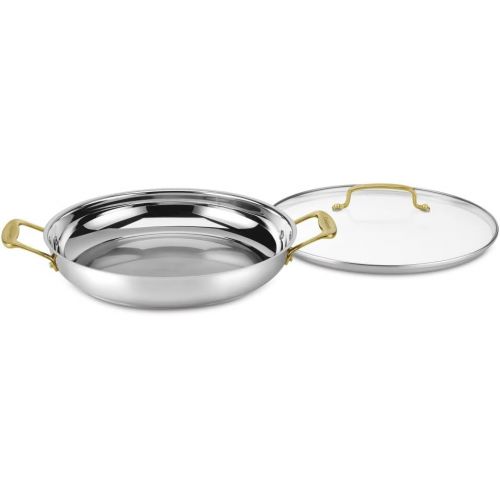  Cuisinart Mineral Collection Everyday Pan, 12, Stainless Steel