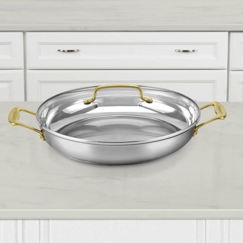  Cuisinart Mineral Collection Everyday Pan, 12, Stainless Steel