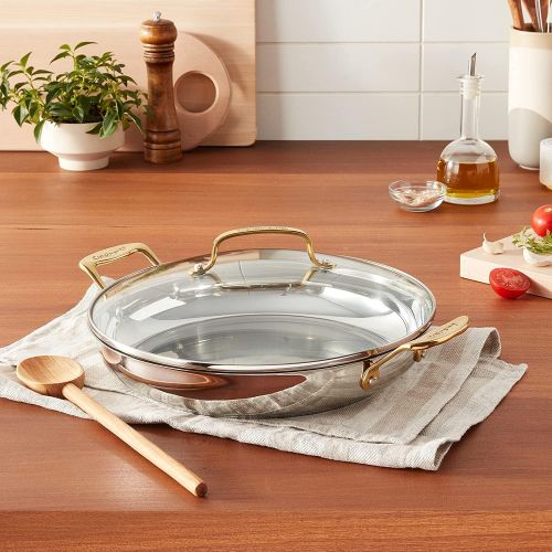  Cuisinart Mineral Collection Everyday Pan, 12, Stainless Steel