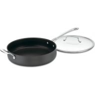 Cuisinart Contour Hard Anodized 5-Quart Saute Pan with Helper Handle and Cover