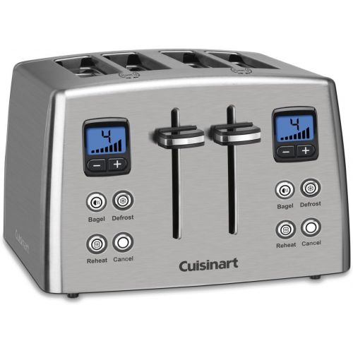  Cuisinart CPT-435C 4-Slice Countdown Metal Toaster - Stainless Steel
