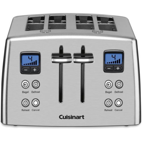  Cuisinart CPT-435C 4-Slice Countdown Metal Toaster - Stainless Steel