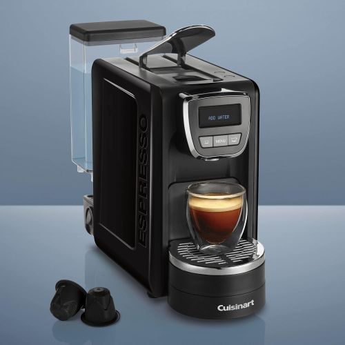  Cuisinart EM-15 Defined Espresso Machine, 13.5(L) x 5.75(W) x 9.5(H), Black