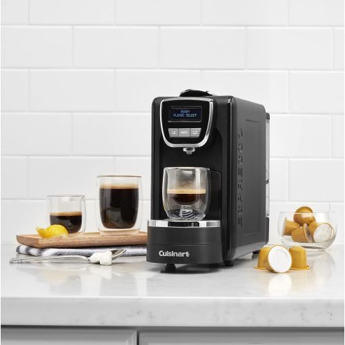  Cuisinart EM-15 Defined Espresso Machine, 13.5(L) x 5.75(W) x 9.5(H), Black