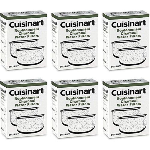  Cuisinart DCC-RWF-6PK (12 Filters) Charcoal Water Filters in Cuisinart DCC-RWF Retail Box
