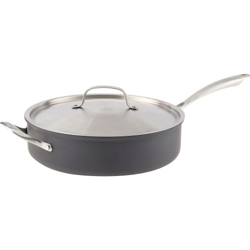  Cuisinart GG33-30H GreenGourmet Hard-Anodized Nonstick 5-1/2-Quart Saute Pan with Helper Handle and Cover