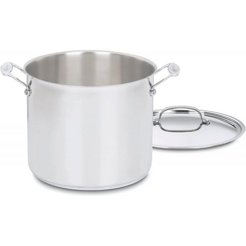  Cuisinart 766-26 Chefs Classic 12-Quart Stockpot with Cover, Brushed Stainless