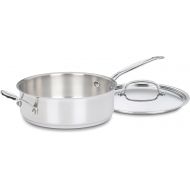 Cuisinart 733-24H Chefs Classic Stainless 3-1/2-Quart Saute Pan with Helper Handle & Cover