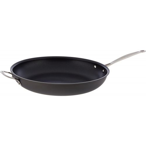  Cuisinart 622-36H Chefs Classic Nonstick Hard-Anodized 14-Inch Open Skillet with Helper Handle, Black